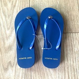 Tory Burch rubber slippers women size 4. New